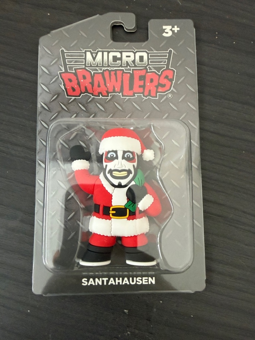BN AEW Micro Brawlers Santahausen Figure -